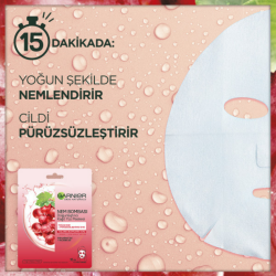 Garnier Nem Bombası Dolgunlaştırıcı Kağıt Yüz Maske 28 gr - 3