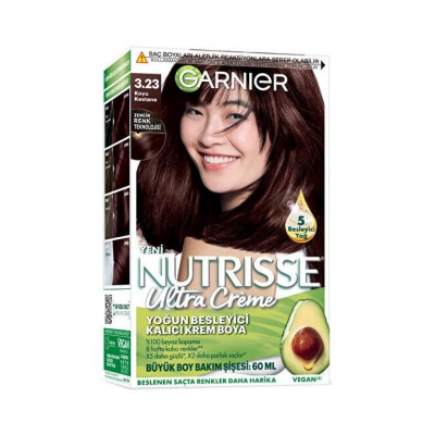 Garnier Nutrisse Ultra Creme 3.23 Koyu Kestane Saç Boyası - 1