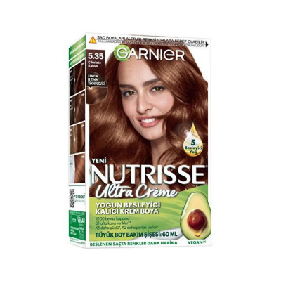 Garnier Nutrisse Ultra Creme 5.35 Çikolata Kahve Saç Boyası - 1
