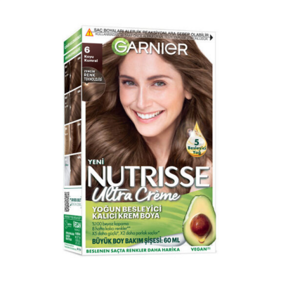 Garnier Nutrisse Ultra Creme 6 Koyu Karamel Saç Boyası - 1