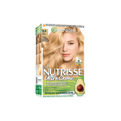 Garnier Nutrisse Ultra Creme 9.3 Altın Sarısı Saç Boyası - 1