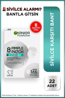 Garnier Pure Active 8 Sivilce Karşıtı Bant 22 Adet - 2