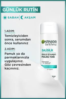 Garnier Salisilik Sivilce İzi Karşıtı Peeling Tonik 120 ml - 5