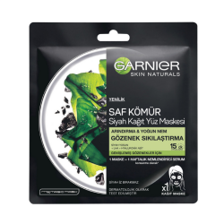 Garnier Skin Naturals Saf Kömür Siyah Yosun Kağıt Yüz Maskesi - 2