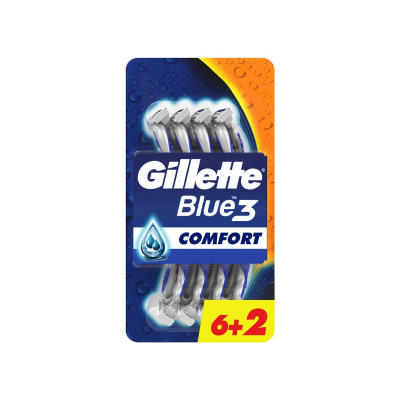 Gilette Blue3 Comfort Kullan At Tıraş Bıçağı 8'li - 1