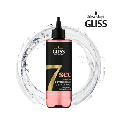 Gliss 7sec Split Hair Miracle - 7 Saniyede Express Onarıcı Sıvı Krem 200 ml - 1