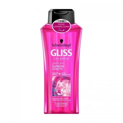 Gliss Supreme Length Zarar Görmüş Saçlar İçin Şampuan 400 ml - 1