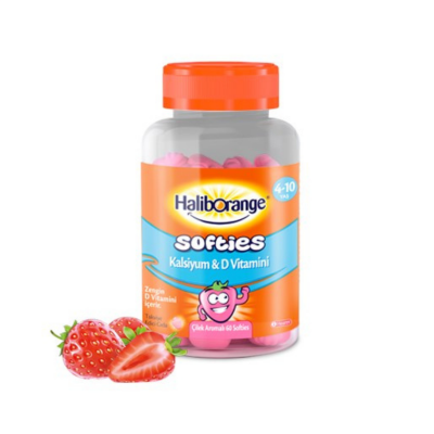 Haliborange Softies Kalsiyum D Vitamini 60 Çiğneme Tableti - 1