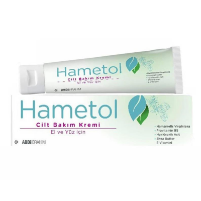 Hametol El ve Yüz İçin Cilt Bakım Kremi 30 gr - 1