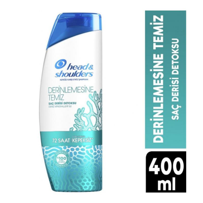 Head&Shoulders Derinlemesine Temiz Saç Derisi Detoksu Şampuan 400 ml - 1