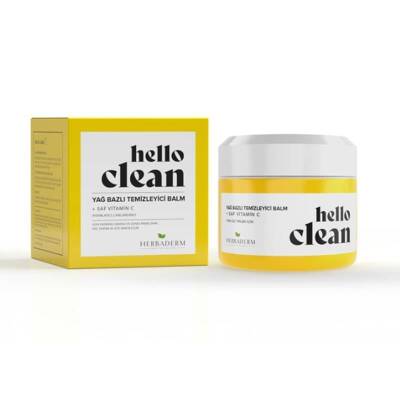 Herbaderm Hello Clean Saf Vitamin C Yağ Bazlı Temizleyici Balm 100 ml - 1