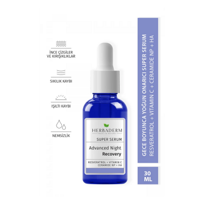 Herbaderm Super Serum Yogun Onarıcı Gece Serumu 30 ml - 1