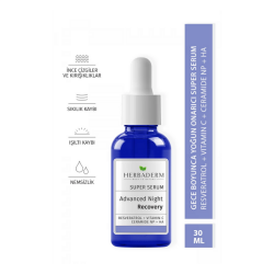 Herbaderm Super Serum Yogun Onarıcı Gece Serumu 30 ml - Herbaderm