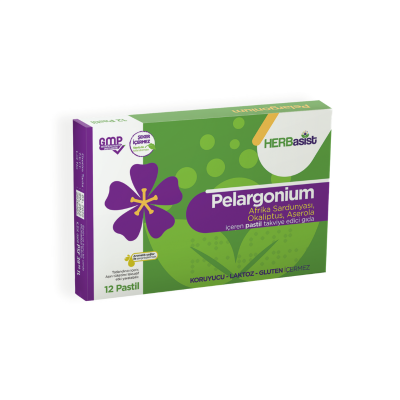 Herbasist Pelargonium Pastil 12 Adet - 1