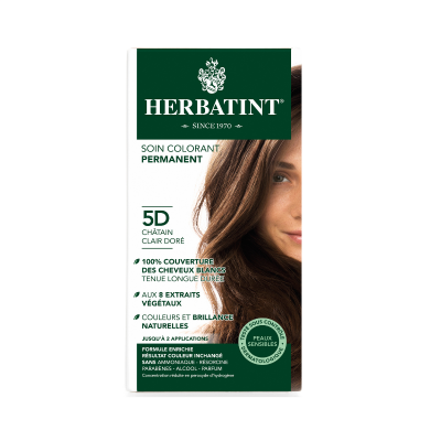 Herbatint Saç Boyası 5D Chatain Clair Dore - Light Golden Chestnut - 1