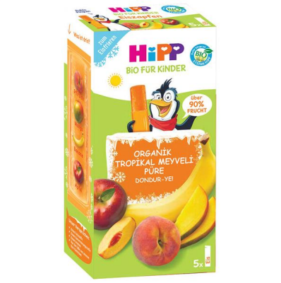 Hipp Organik Tropikal Meyveli Dondur-Ye 5x30ml - 1