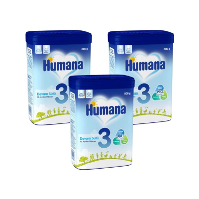 Humana 3 Devam Sütü 800 Gr 3 Adet - 1