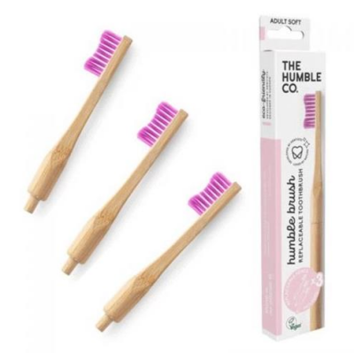 Humble Brush Değiştirilebilir Başlıklı Diş Fırçası - Lila - 1