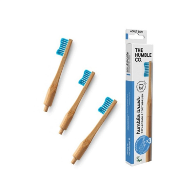 Humble Brush Değiştirilebilir Başlıklı Diş Fırçası - Mavi - 1