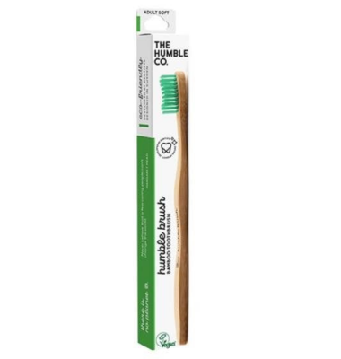 Humble Brush Doğal Yumuşak Yetişkin Diş Fırçası - Soft Yeşil - 1