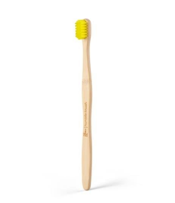 Humble Brush Ekolojik Bambu Hassas Diş Fırçası Yetişkinler İçin Sarı - 1