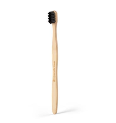 Humble Brush Ekolojik Bambu Hassas Diş Fırçası Yetişkinler İçin Siyah - 1