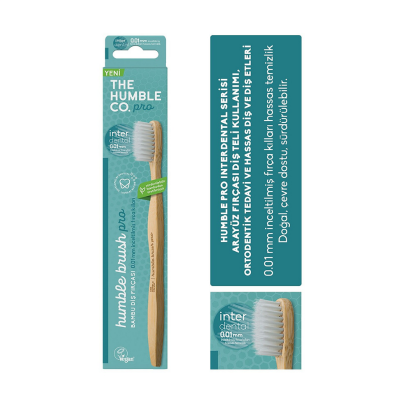 Humble Brush Pro Interdental Bambu Diş Fırçası Soft White - 1