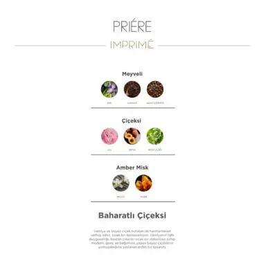 Imprime Priere Edp Kadın Parfümü 50 ml - 5