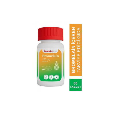 İmuneks Farma Bromelain 220 mg 60 Tablet - 2