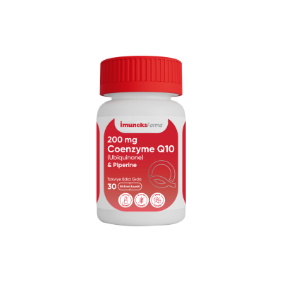 İmuneks Farma Coenzyme Q10 200 mg 30 Bitkisel Kapsül - 1