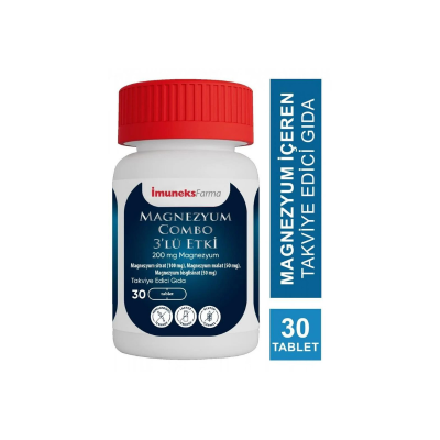 İmuneks Farma Magnezyum Combo 3lü Etki 30 Tablet - 2