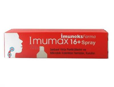 Imuneks Imumax 16+ Boğaz Spreyi 30ml - 2