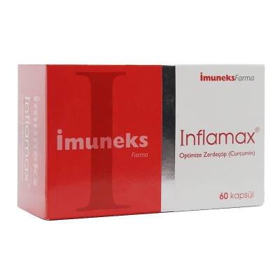 Imuneks Inflamax Optimize Zerdeçöp Takviye Edici Gıda 60 Kapsül - 1