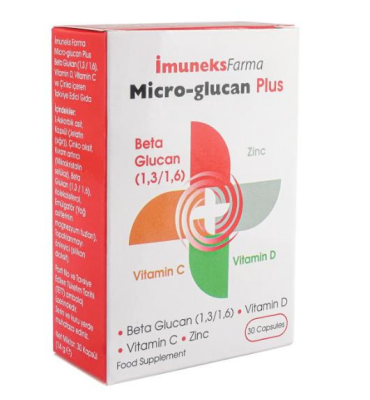Imuneks Micro Glucan Plus Beta Glucan 30 Kapsül - 1