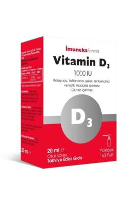 Imuneks Vitamin D3 1000 ıu 20 ml - 1