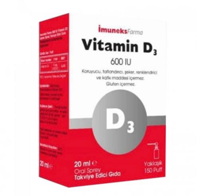 Imuneks Vitamin D3 600 ıu 20 ml - 1
