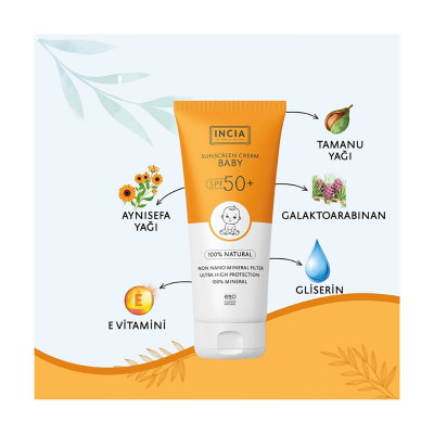 Incia Bebek Için Güneş Kremi SPF 50+ 50 ml - 4