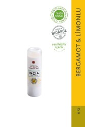 Incia Doğal Bergamot ve Limonlu Dudak Besleyici 6 gr - 1