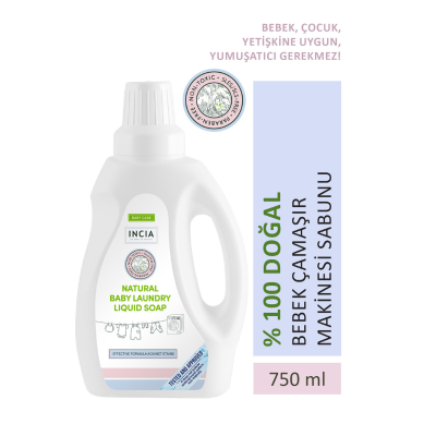 Incia Doğal Çamaşır Makinesi Sabunu 750 ml - 2