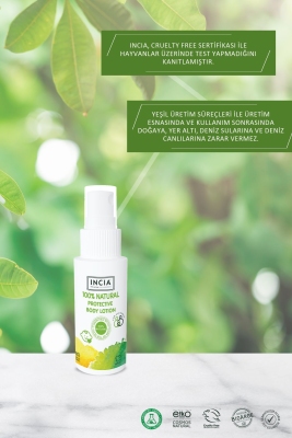 Incia Doğal Koruyucu Vücut Losyonu 50 ml - 6