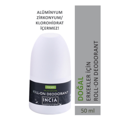 Incia Doğal Roll-On Deodorant 50 Ml - Erkekler için - Incia