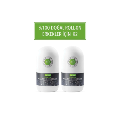 Incia Doğal Roll-on Deodorant Erkek 50 ml x 2 Adet - 2