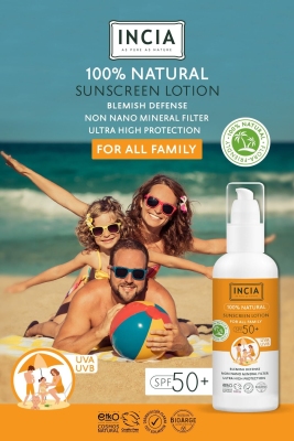 Incia Doğal Tüm Aile için Güneş Losyonu Spf50+ 100 ml - 7