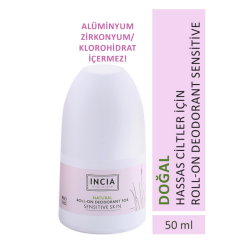 Incia Hassas Ciltler İçin Roll On Deodorant 50 Ml - Incia
