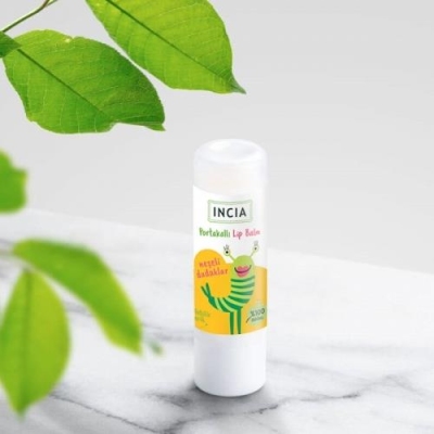 Incia Kids Lip Balm Dudak Besleyici Portakal 6 gr - 4