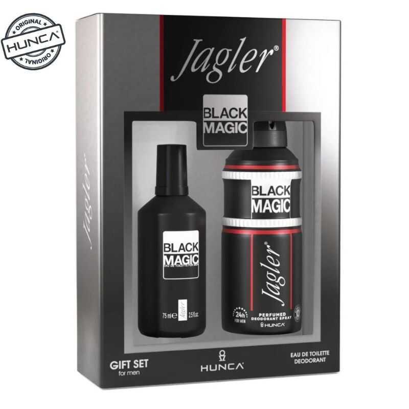 Jagler Black Magic 150 ml Deo Sprey + 75 ml Erkek Parfüm Seti -1