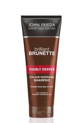 John Frieda Brilliant Brunette Kahverengi Saçlar için Şampuan 250ml - 1