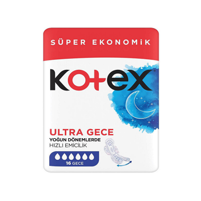 Kotex Ultra Gece Ped 16'lı - 1