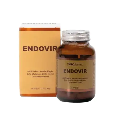 KRC Derma Endovir Beta Glukan ve Çinko 30 Tablet - 1