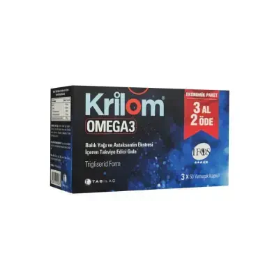 Krilom Omega 3 50 Yumuşak Kapsül 3 Al 2 Öde - 1